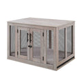 Dog Crate with Cushion and Tray T79519