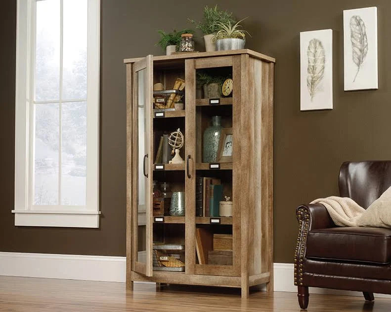 Lintel Oak Finish Display Cabinet Z426426