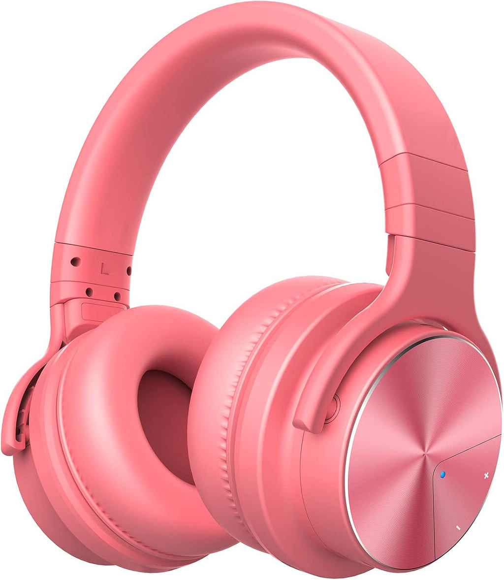 Blue Active Noise Cancelling Wireless Over Ear Headphones with Microphone N1083
