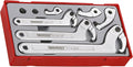 8 Piece Adjustable Hook and Pin Wrench Set V96045