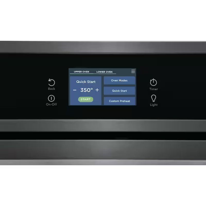 Double Electric Built-In Wall Oven with Convection in Black Stainless Steel M116977