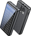 Solar Charger Power Bank 36800mAh with 2 Output Ports and 2 Cables B852