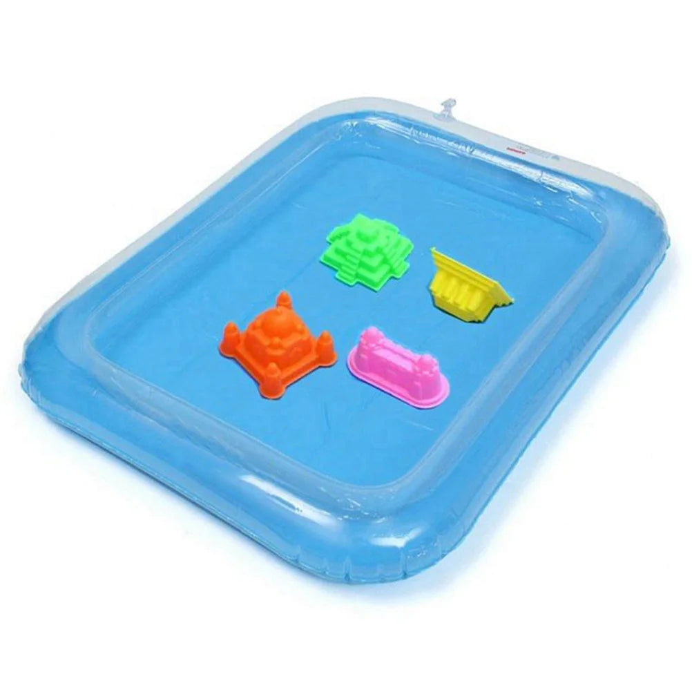 Blue Inflatable Sandbox Play Sand Toy Tray H8605