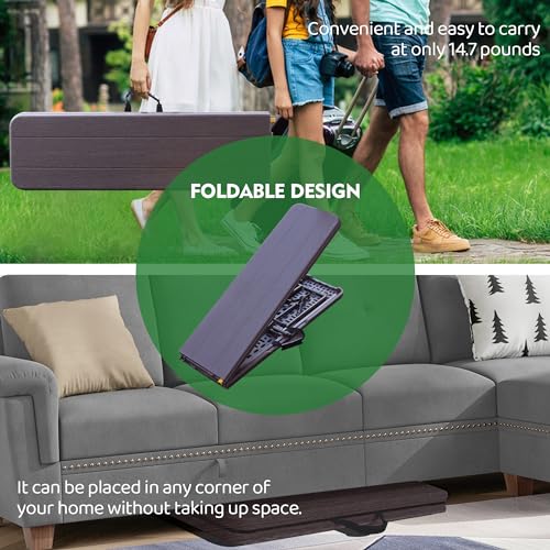White 6FT Plastic Folding Bench G17054