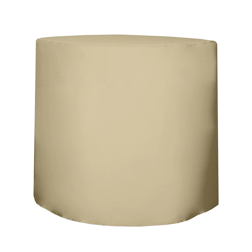 30-Inch Round Fitted Polyester Cocktail Table Cover 42"H Y63447