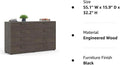 Mahogany 8 Drawer Double Dresser G87079