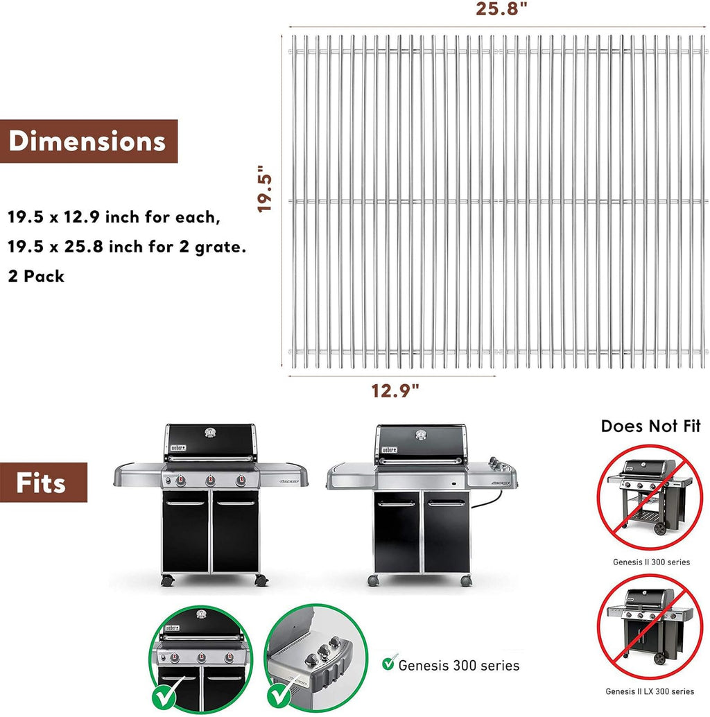 18.75 Cast Iron Grill Grates Z913741