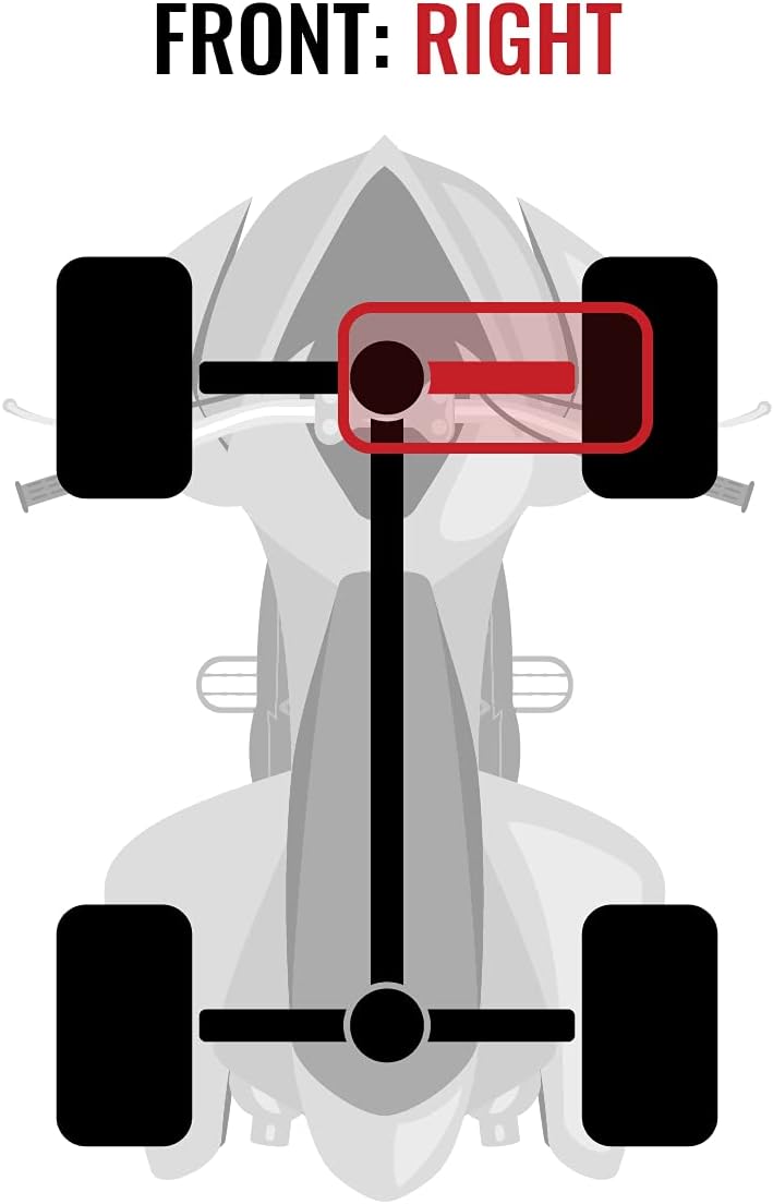 Sixity Front Right Axles for Can-Am Maverick 1000 4X4 S624007