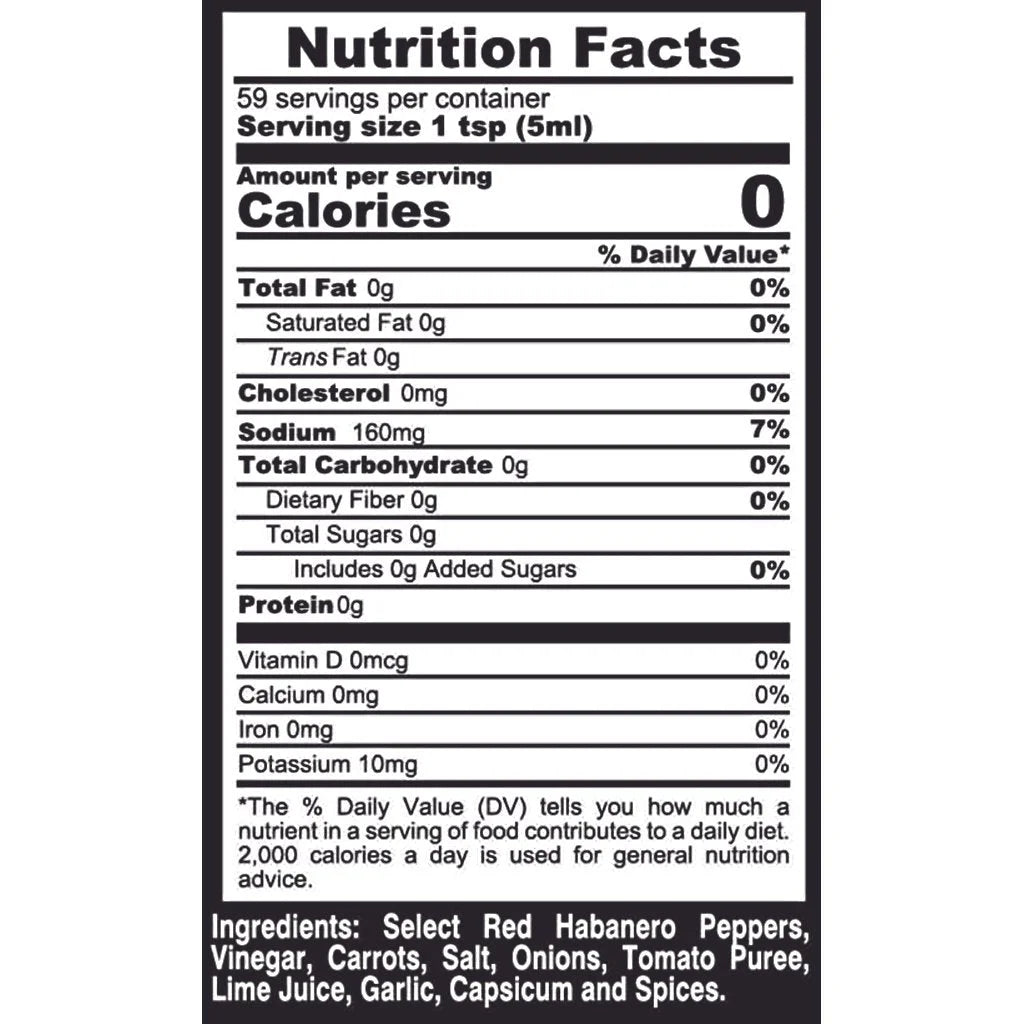 Habanero Pepper Sauce B27281