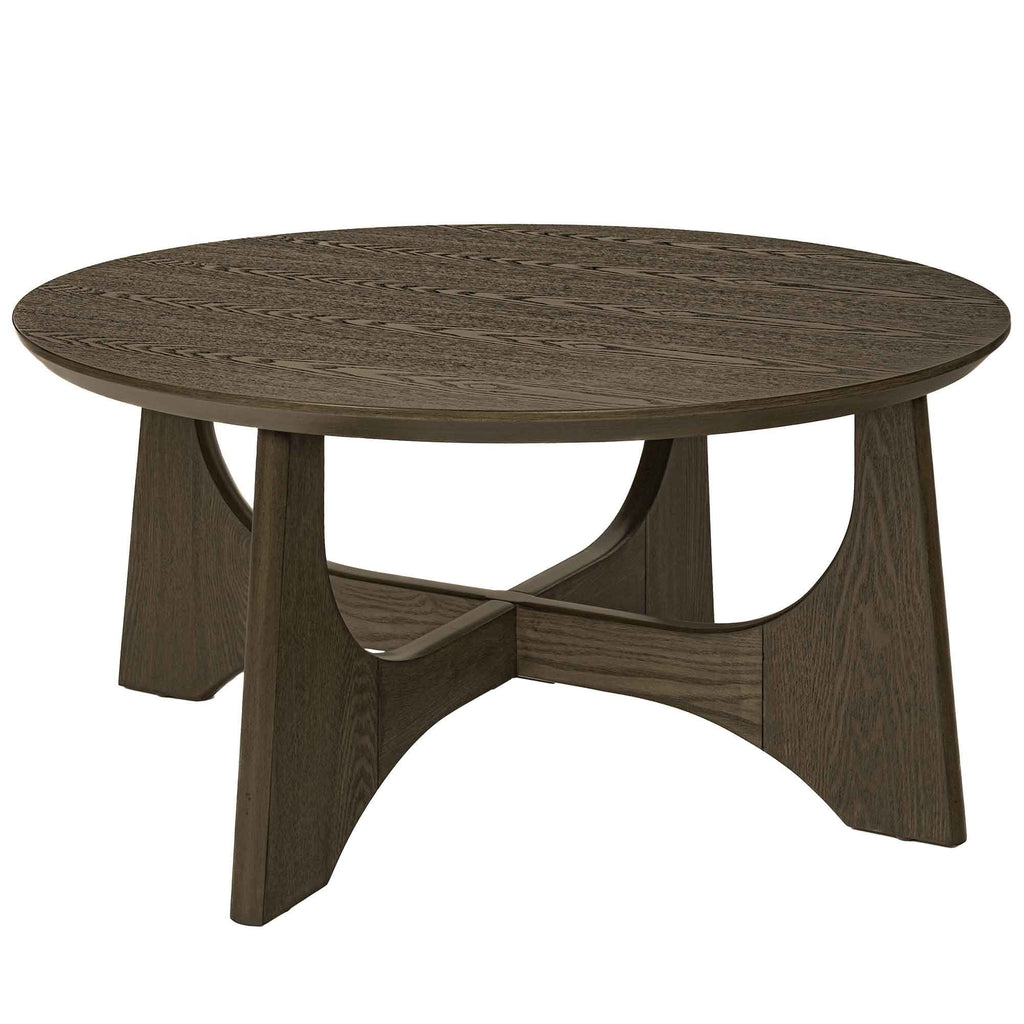 36" Round Wooden Coffee Table N661