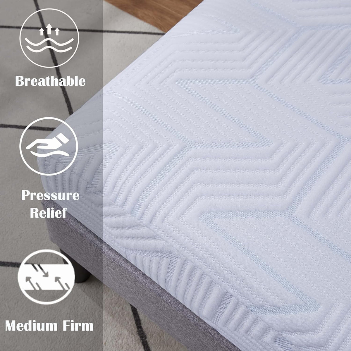 8 Inch Gel Memory Foam Twin Mattress N209