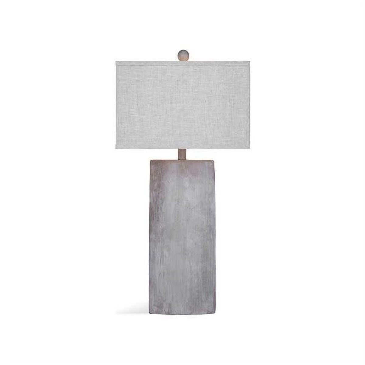 Cement Stone Table Lamp in Gray C468