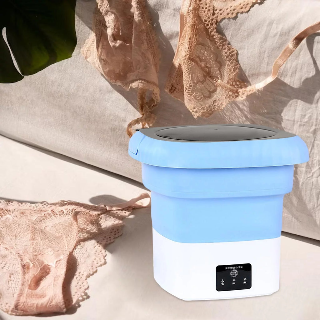 Portable Folding Washing Machine 9L Blue A8035