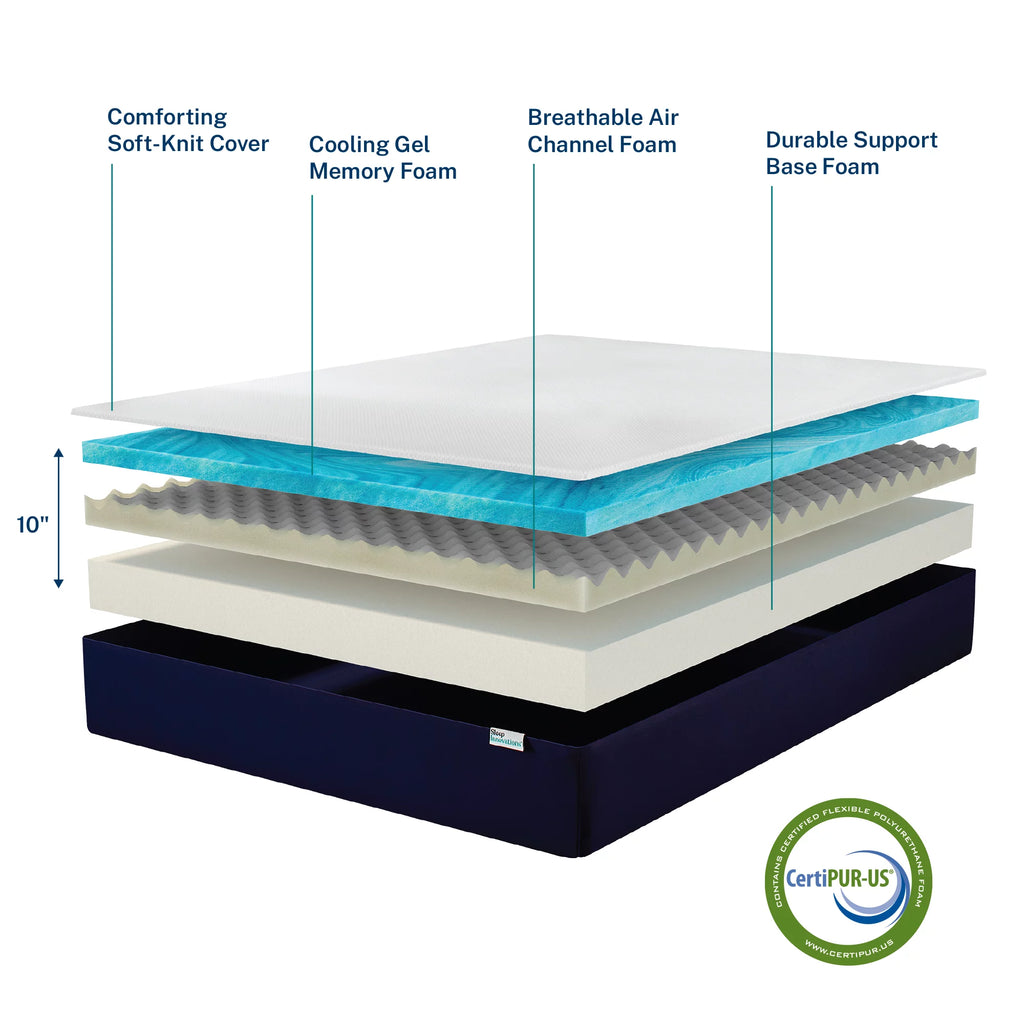 Cooling Gel Memory Foam Mattress O129
