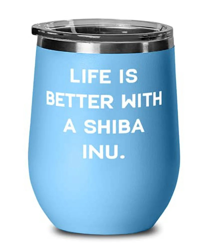Shiba Inu Wine Glass R7600