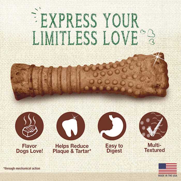 Filet Mignon Flavored Dog Dental Chews N487