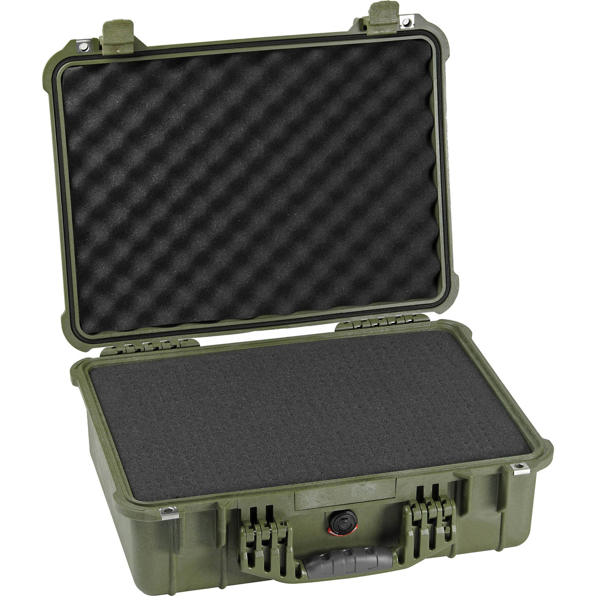 Olive Green Watertight Hard Case with Foam Insert Q5242