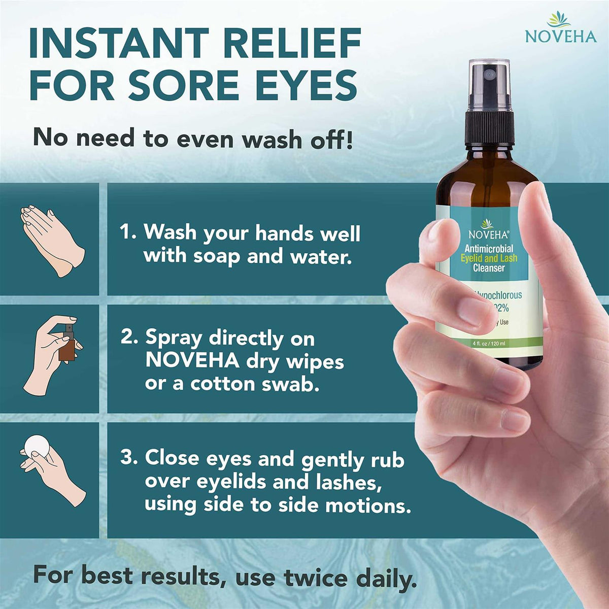 Eyelid and Lash Gel Cleanser H10209
