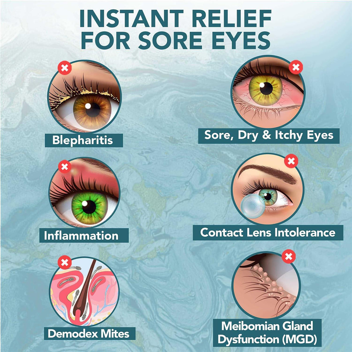 Eyelid and Lash Gel Cleanser H10209