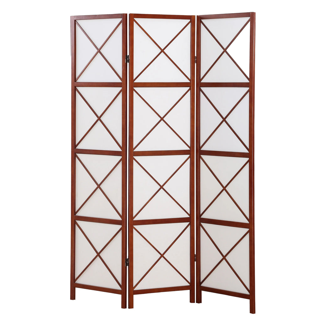 Wood 3-Panel Room Divider P21643