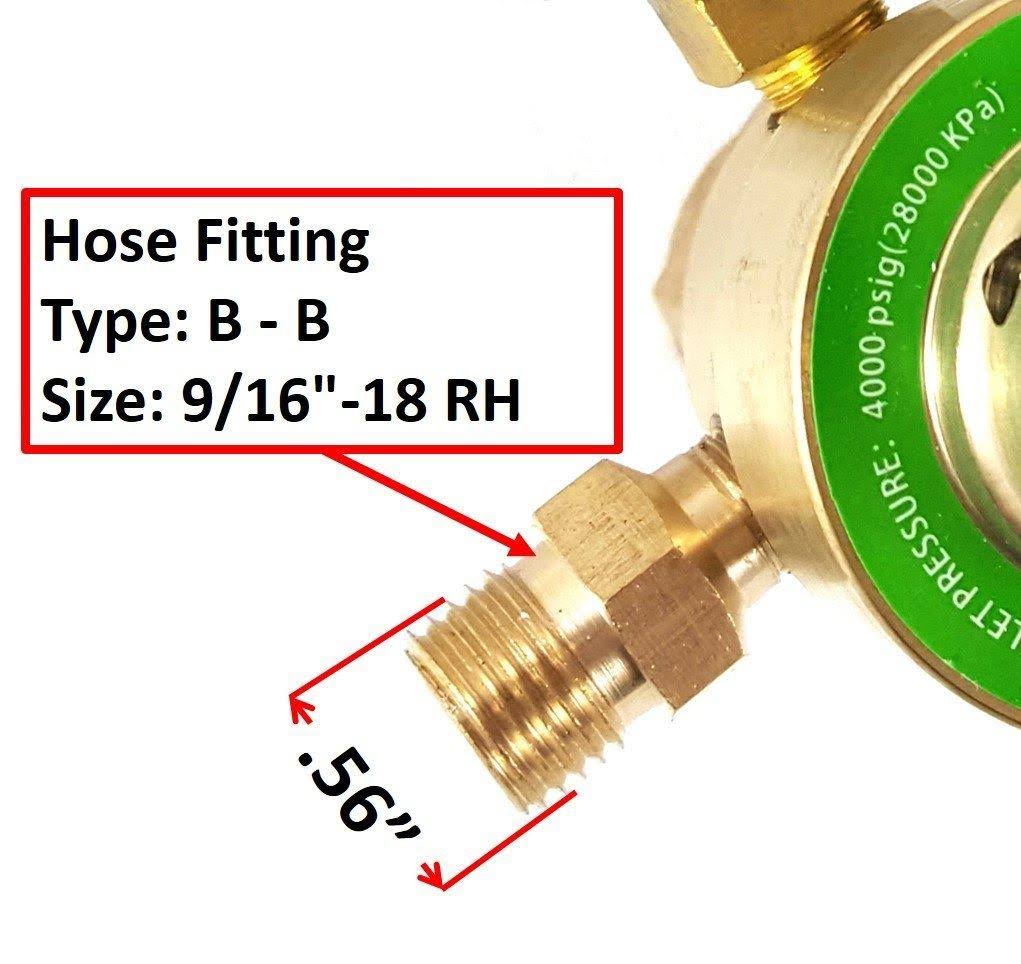 Oxygen and Propane/Propylene Regulators Welding Gas Gauges - Pair F592664