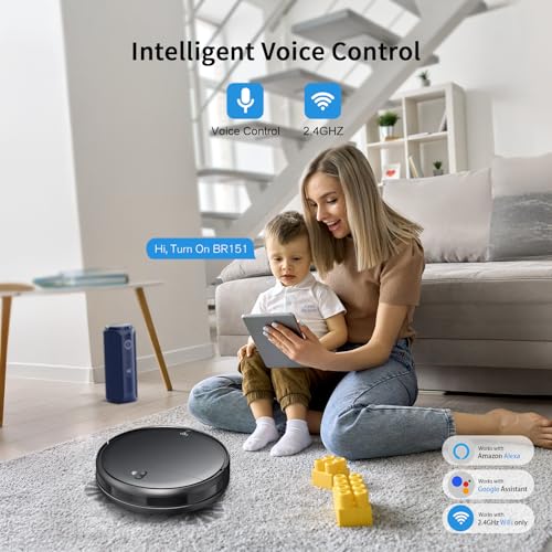 Robot Vacuum and Mop Combo, 2 in 1 Robotic Vacuum I295542