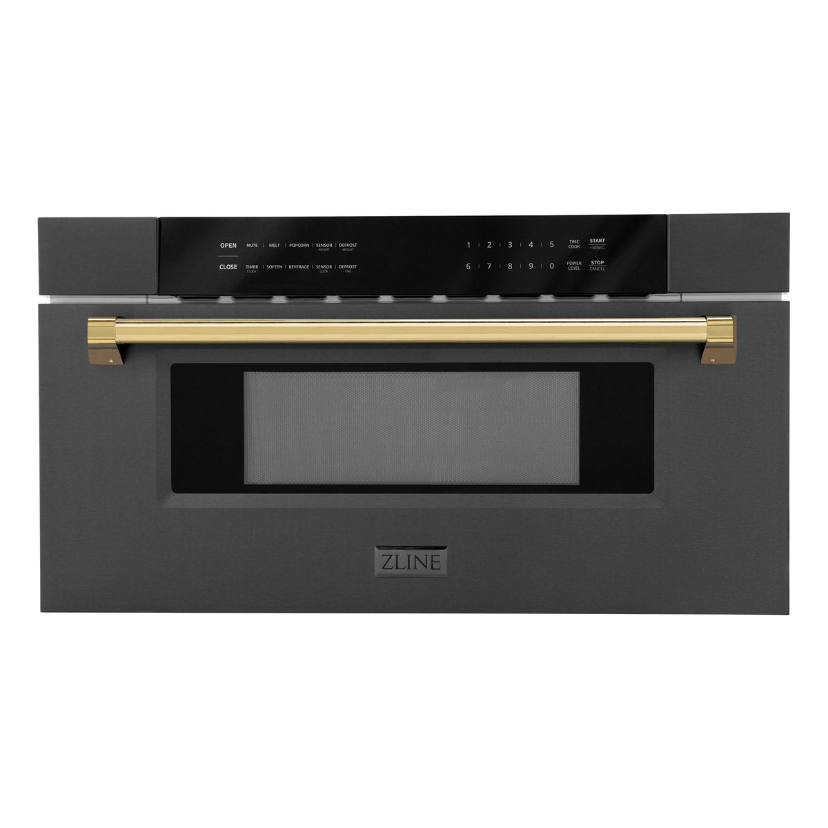 30 In. 1.2 cu. ft. Built-In Microwave Drawer Black Stainless Steel T97655