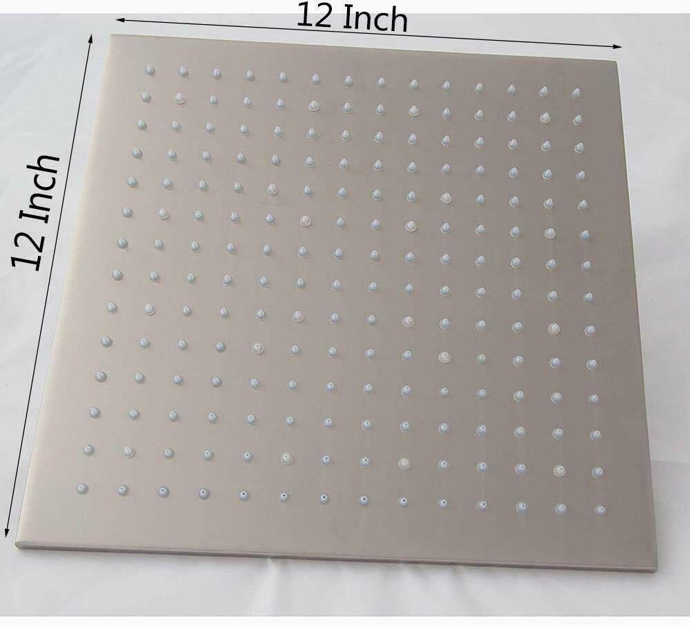 12x22 Square Rainfall LED Shower Head P66953