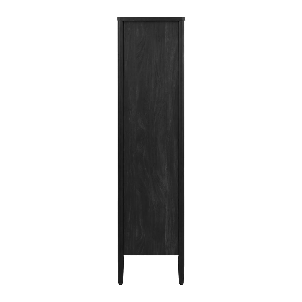 4-Shelf Bookcase with Storage Drawers W959