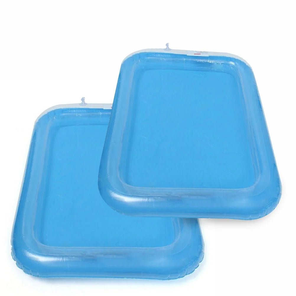 Blue Inflatable Sandbox Play Sand Toy Tray H8605