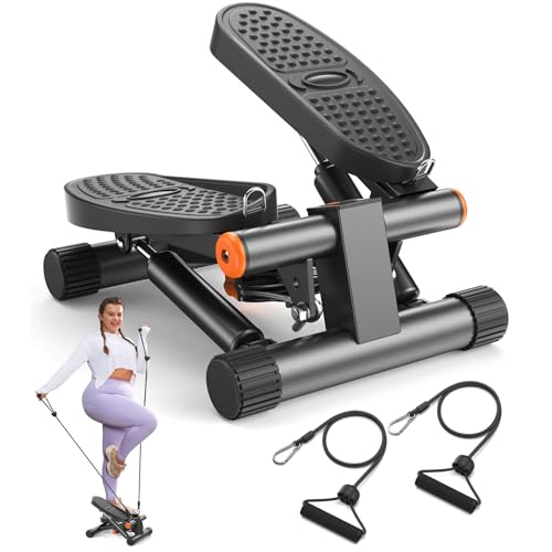 Mini Stepper with Resistance Bands and LCD Monitor K46782