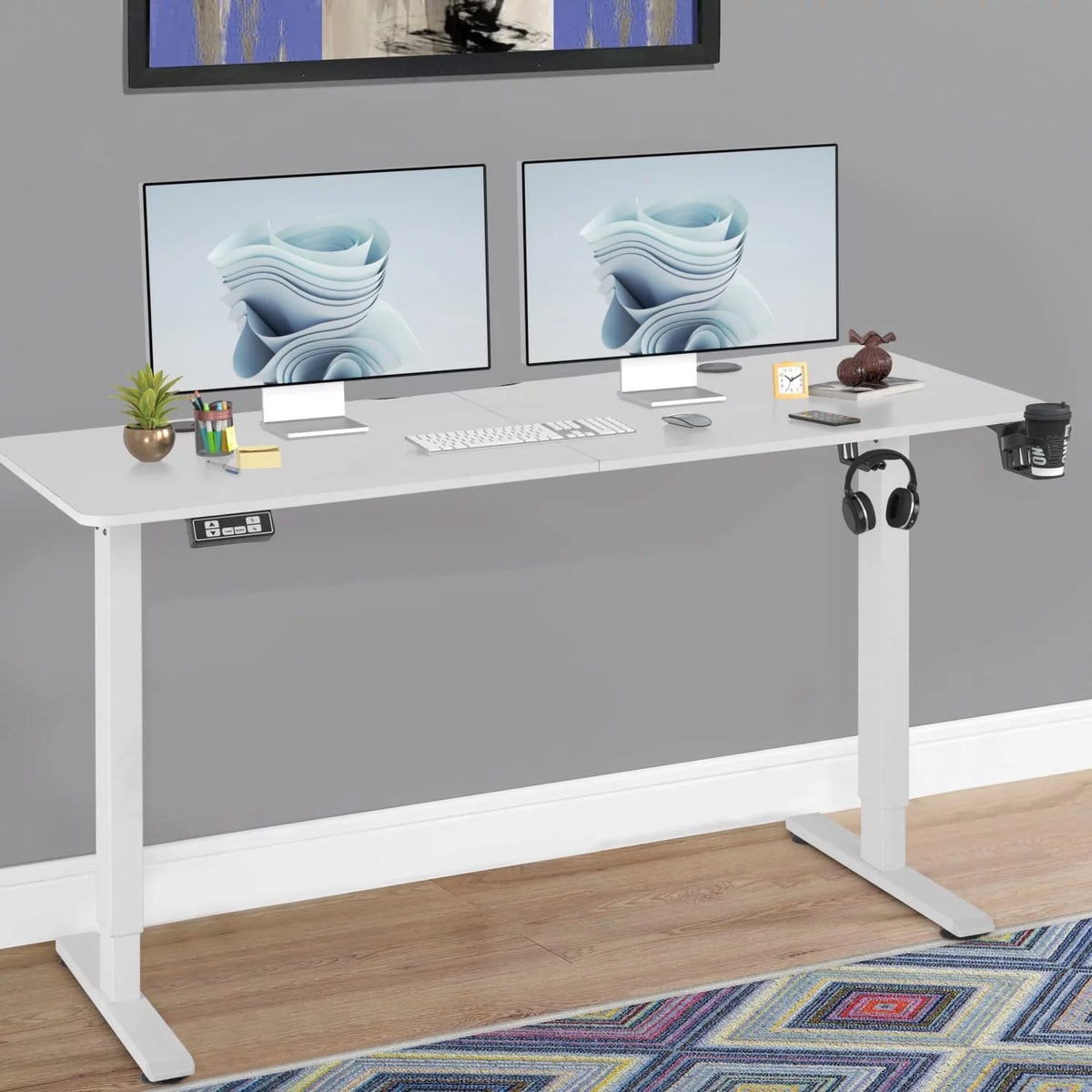 55 inch Electric Adjustable Height Standing Desk J959385