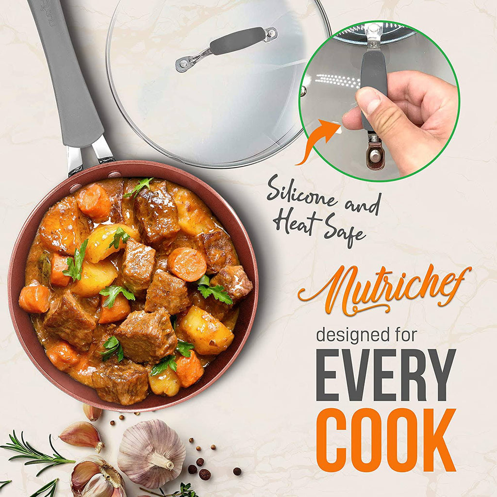 11 Piece Nonstick Cookware Pots and Pans Set Y735980