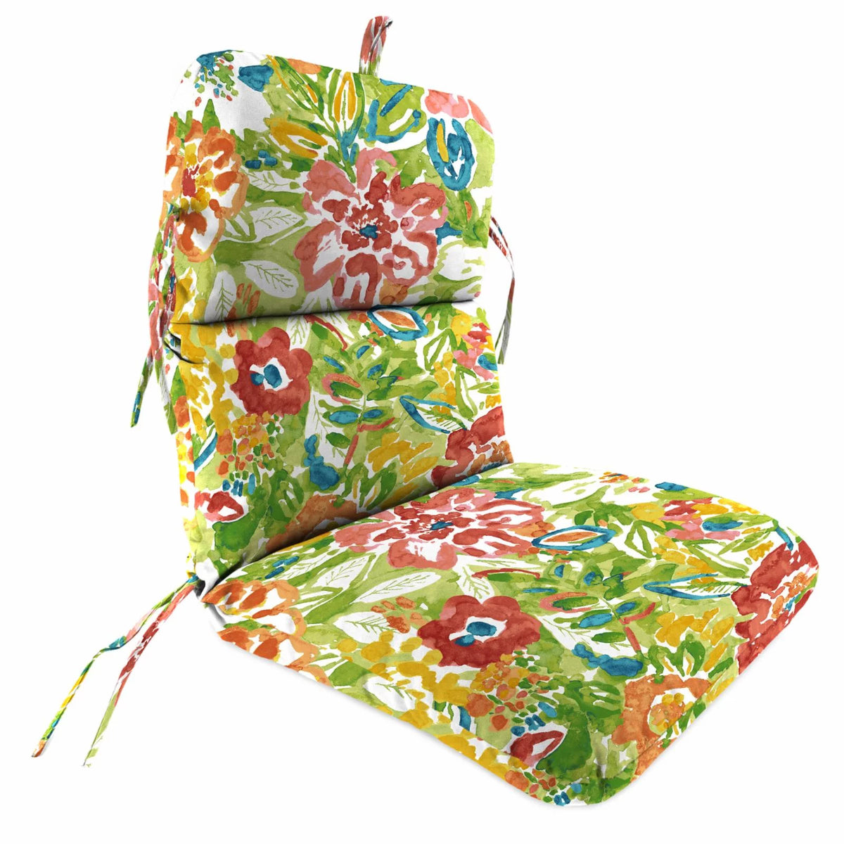 22 x 45 in. Rectangular Outdoor Chair Cushion with Ties M7291