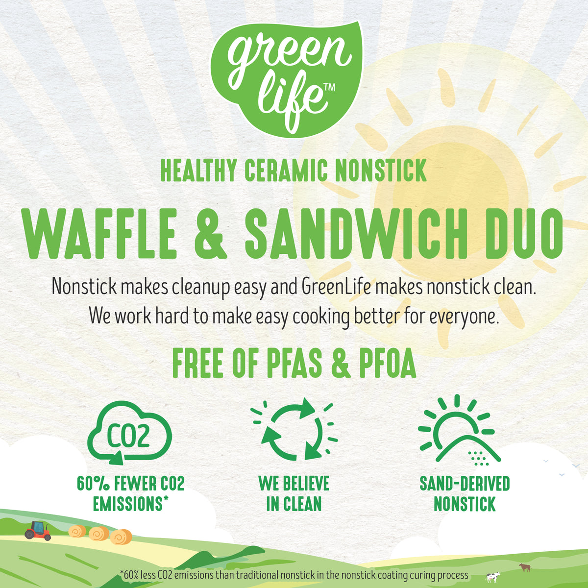 Pink Sandwich and Waffle Maker M3858