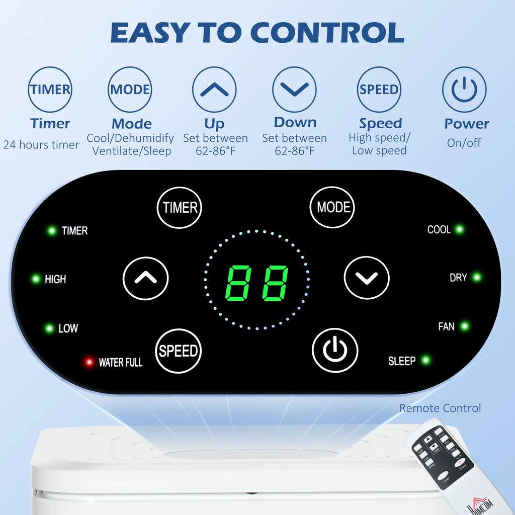 10000 BTU Portable Air Conditioner Evaporative Cooler L406