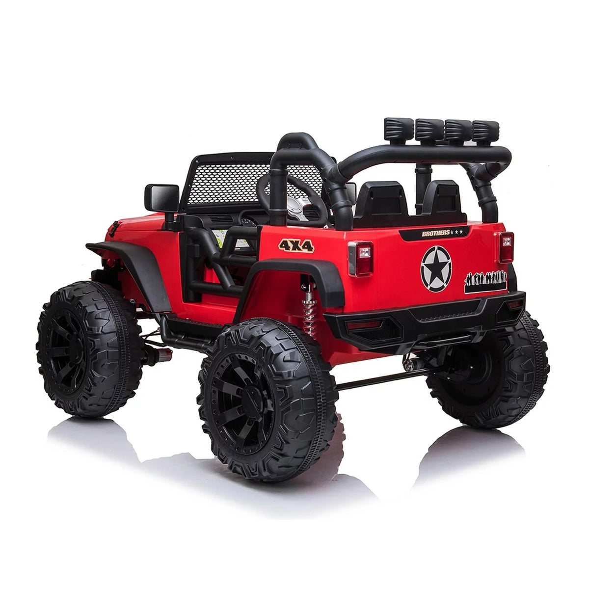 24V Battery Powered Kids Ride On Truck with Remote Control, Red P471757