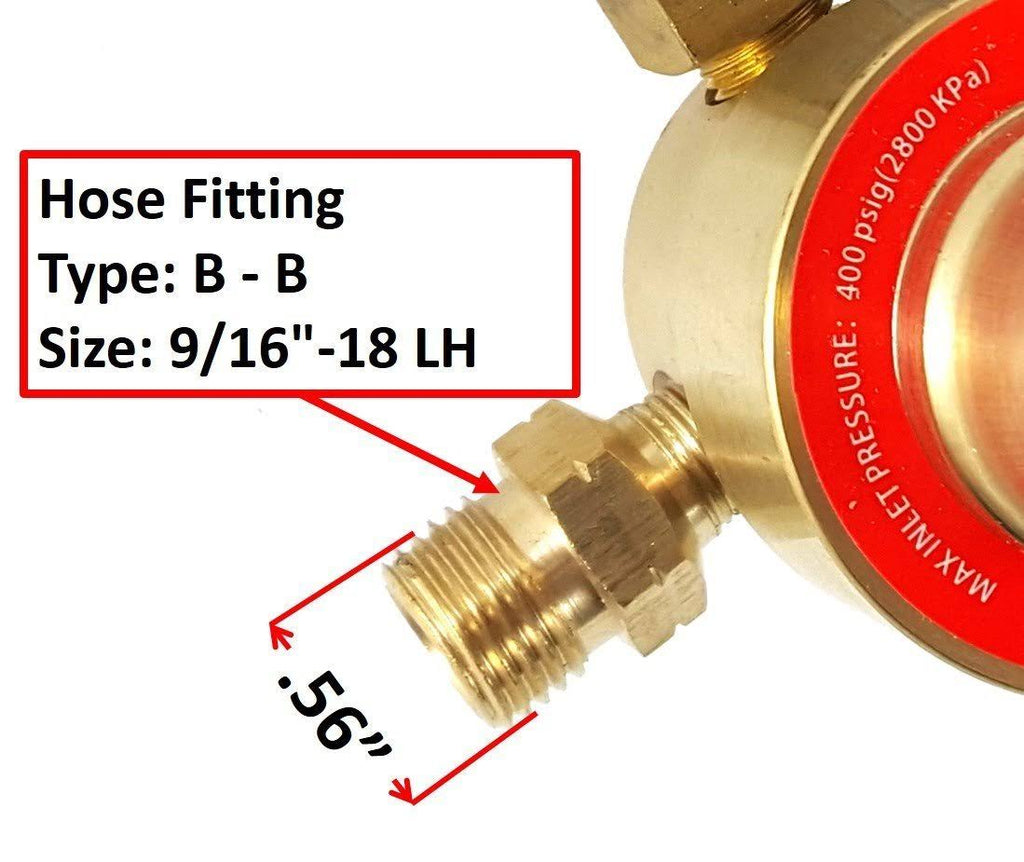 Oxygen and Propane/Propylene Regulators Welding Gas Gauges - Pair F592664