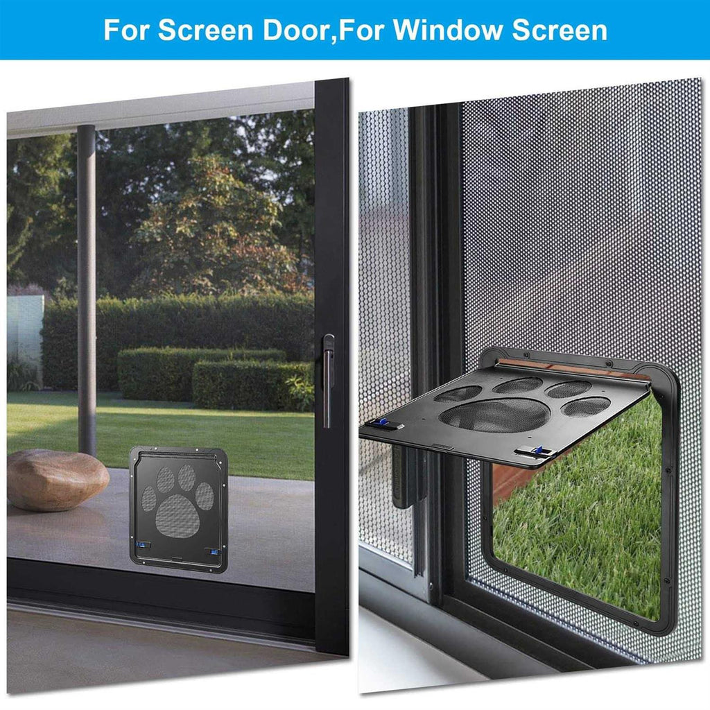 Lockable Magnetic Screen Pet Door C529102