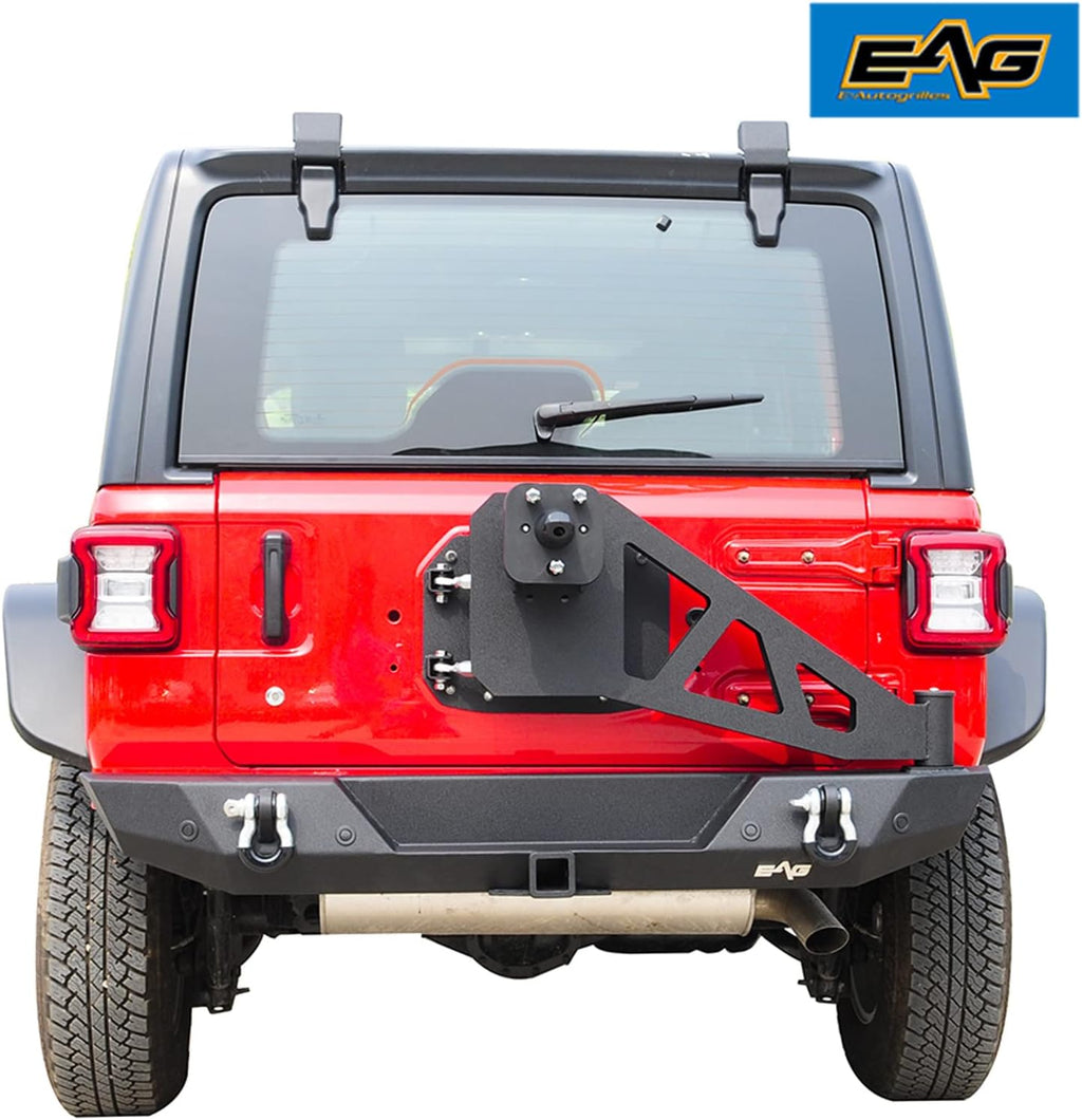 Rock Crawler Front Bumper with Tire Carrier Combo for Wrangler JL U3352