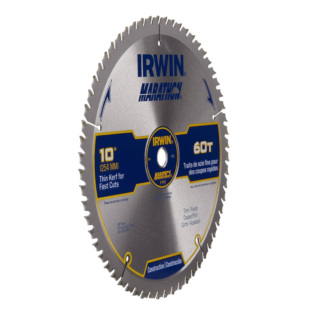 10-Inch 60T Carbide Table/Miter Circular Blade S22136