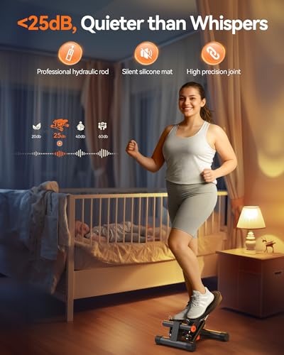 Mini Stepper with Resistance Bands and LCD Monitor K46782