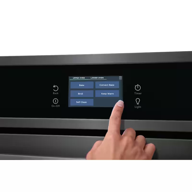 Double Electric Built-In Wall Oven with Convection in Black Stainless Steel M116977
