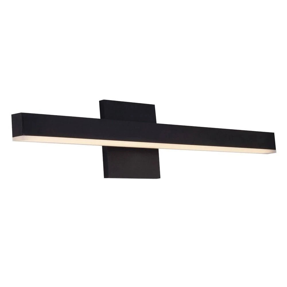 Black LED Bathroom Light P1413