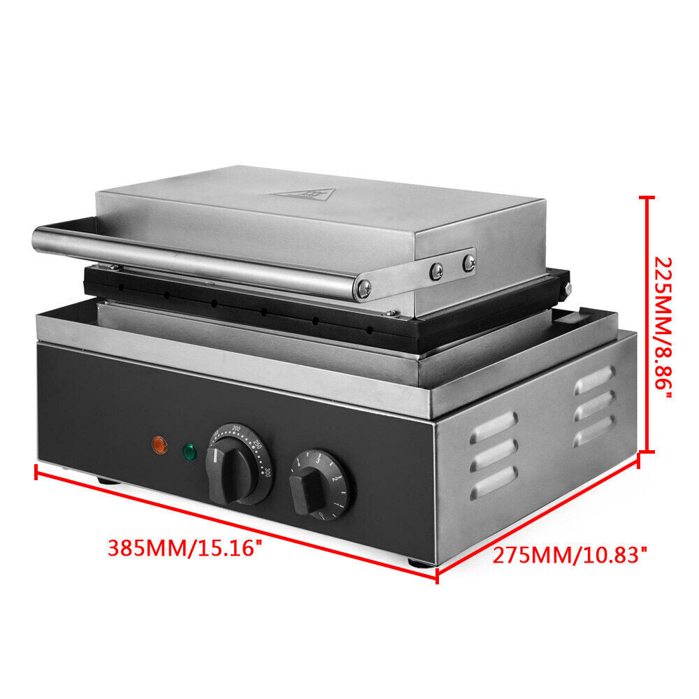 1500W 6 Slice Nonstick Electric Waffle Maker B2902
