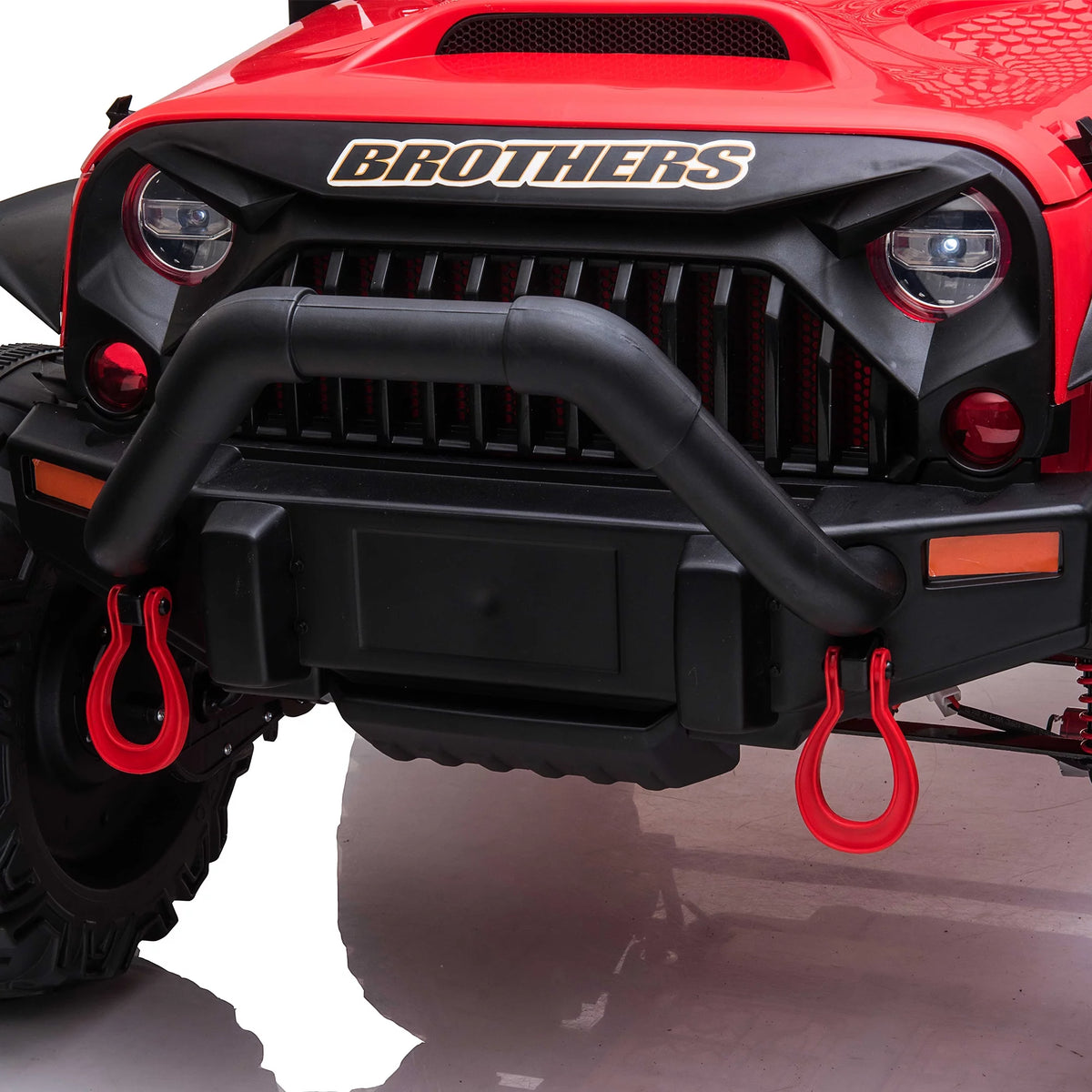 24V Battery Powered Kids Ride On Truck with Remote Control, Red P471757