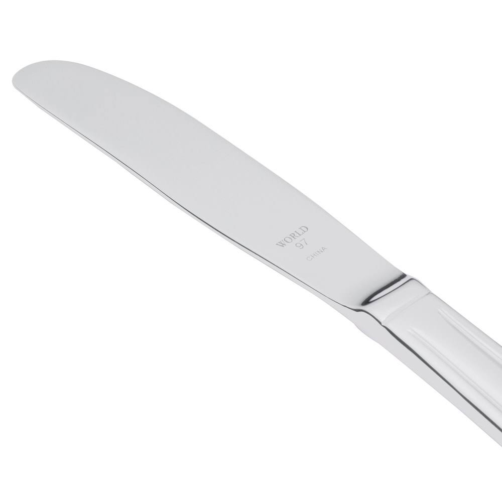 18/0 Stainless Steel Bread and Butter Knife - 36/Case A48701