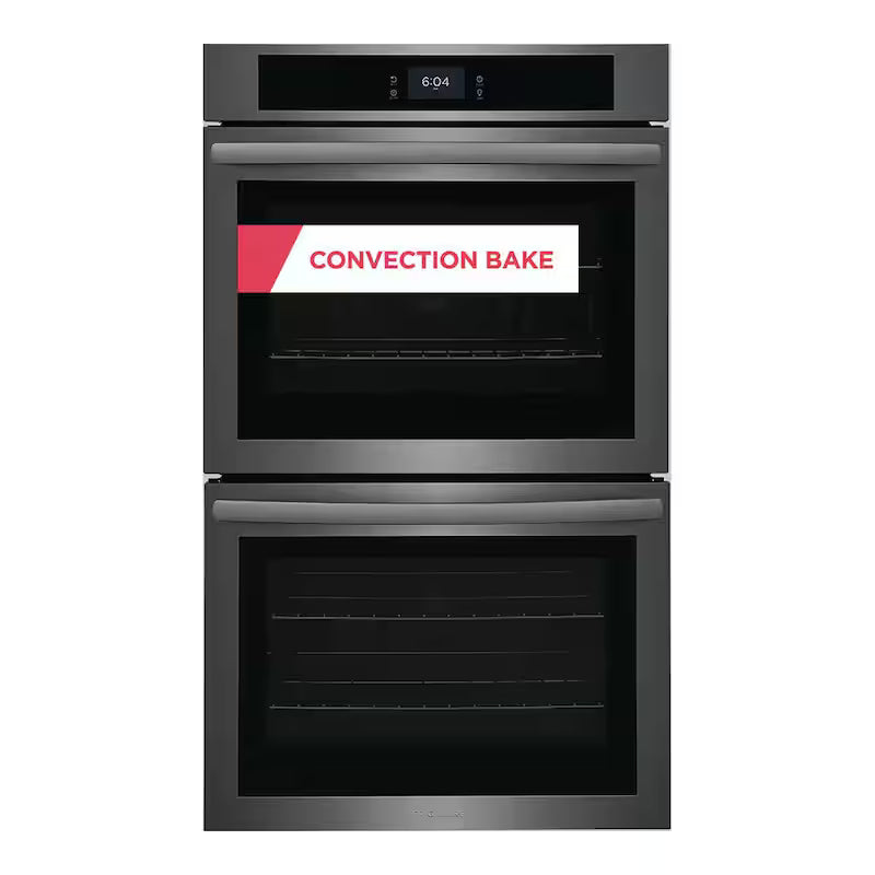 Double Electric Built-In Wall Oven with Convection in Black Stainless Steel M116977