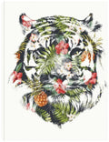 Tropical Tiger Canvas Art 24x32 U818712