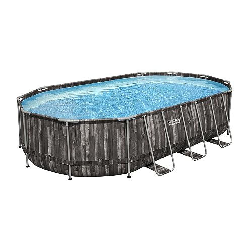 16' x 10' x 42" Rectangular Metal Frame Above Ground Swimming Pool Set with Filter Pump C1850
